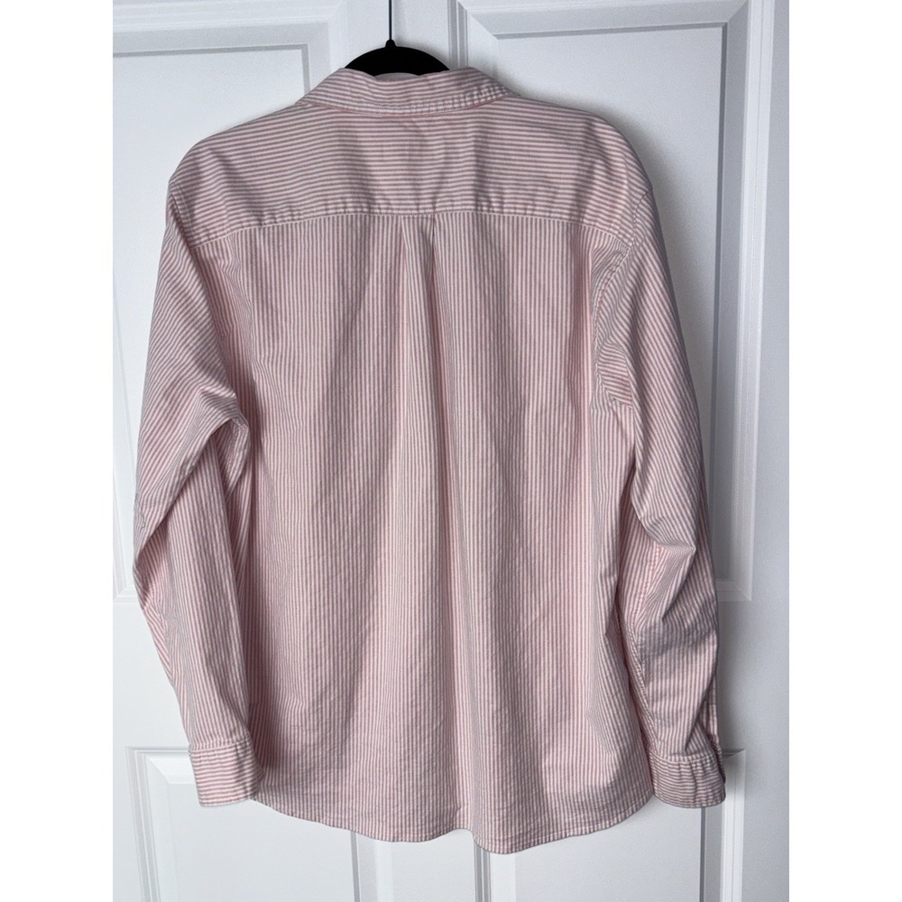 Vineyard Vines Mens L Pink White Stripes LongSleeve Button Down Shirt 0028 - Picture 2 of 7